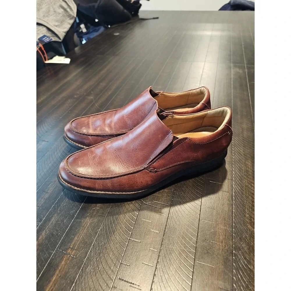 American Classic By De LaRentis Men's Loafer Handcrafted‎ Brown Shoes Size 10 M